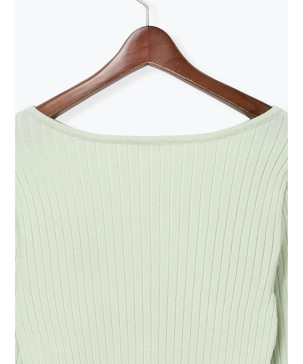 Te chichi レースカフスリブニット 