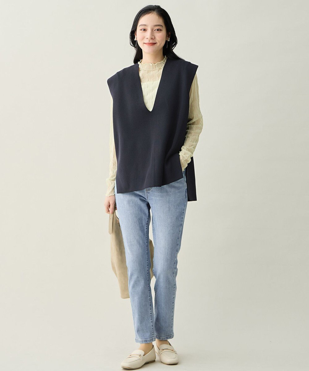 ANY L レースインナートップス 