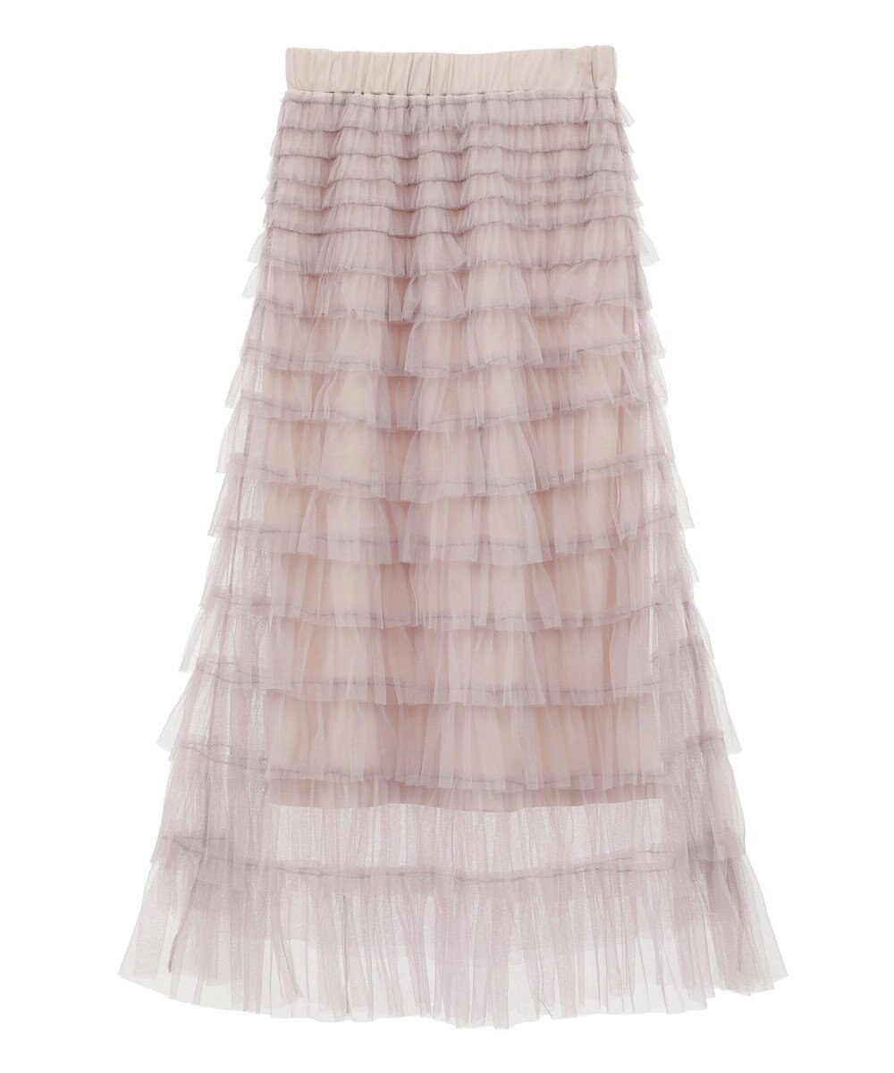 earth music&ecology ティアードフリルチュールスカート 