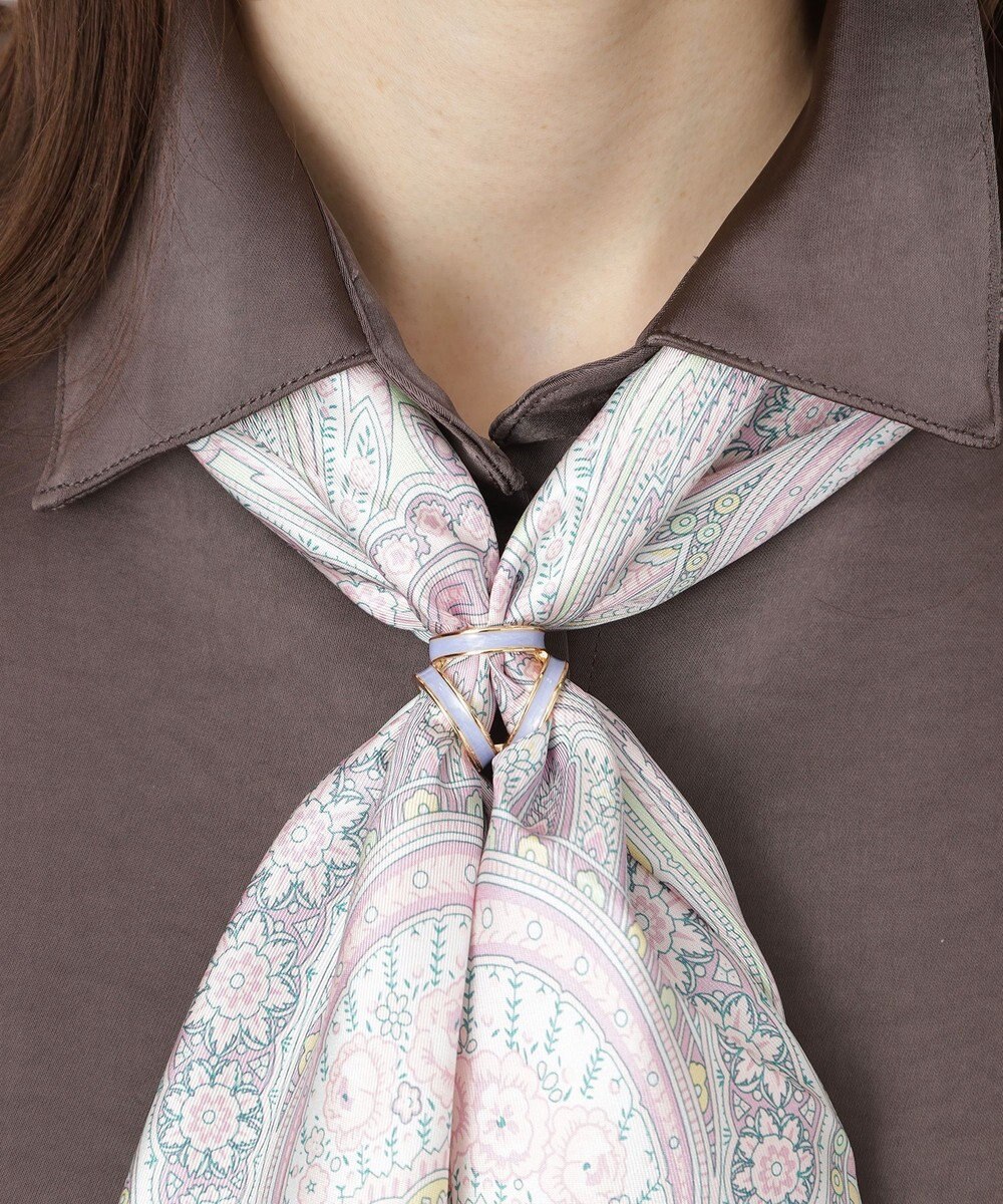 MOONBAT Luna Luce(ルナルーチェ)スカーフリング パール調 3Ring お手持ちのスカーフを通すだけ ギフト 