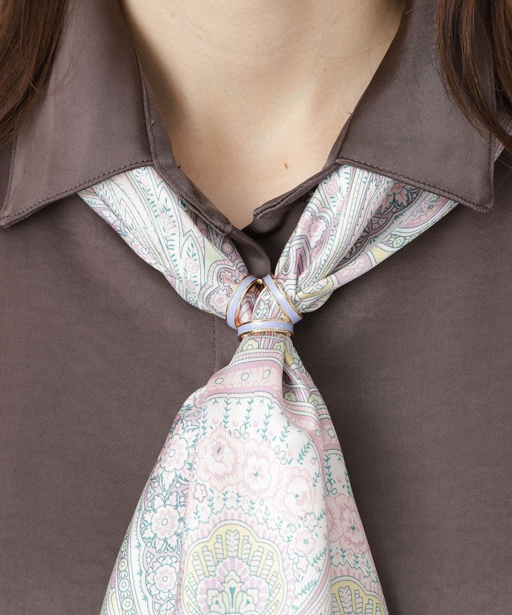 MOONBAT Luna Luce(ルナルーチェ)スカーフリング パール調 3Ring お手持ちのスカーフを通すだけ ギフト 