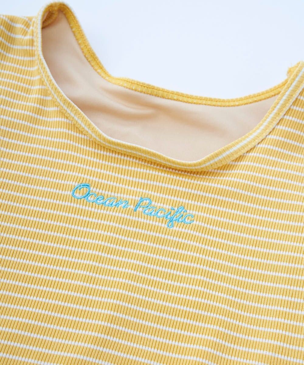OP／FILA 【Ocean Pacific】ニットボーダーTシャツ風水着 