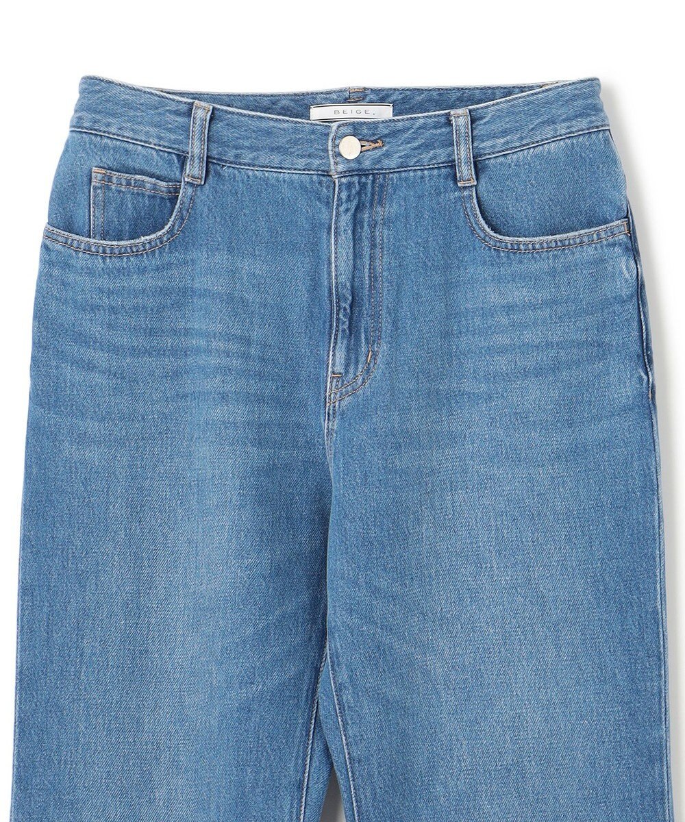 BEIGE， 【洗える・Oggi 11月号掲載】NAVIGLIO / フレアシルエットデニムパンツ 