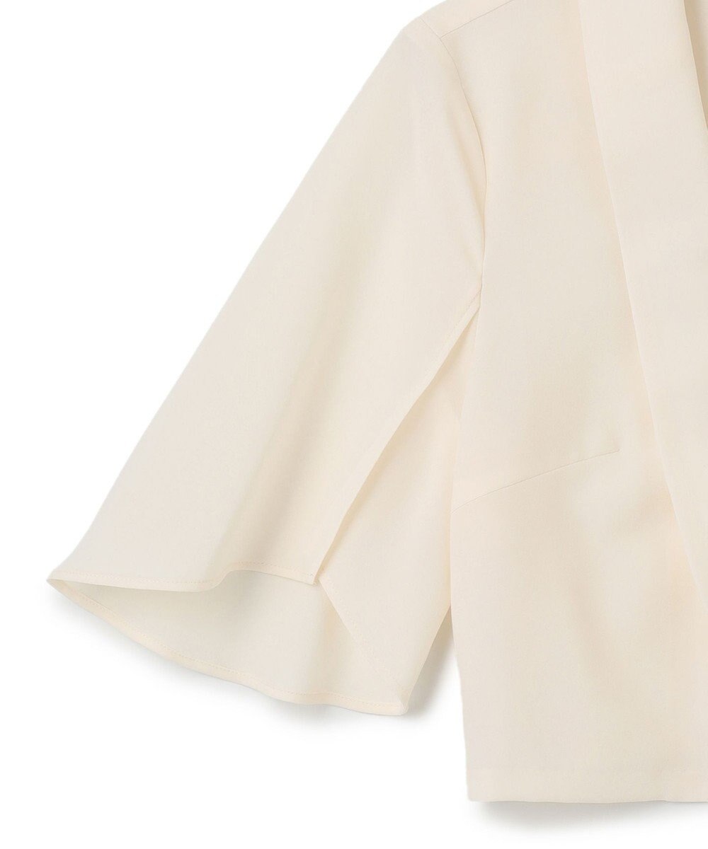 GRACE CONTINENTAL ケープスリーブシアージャケット 