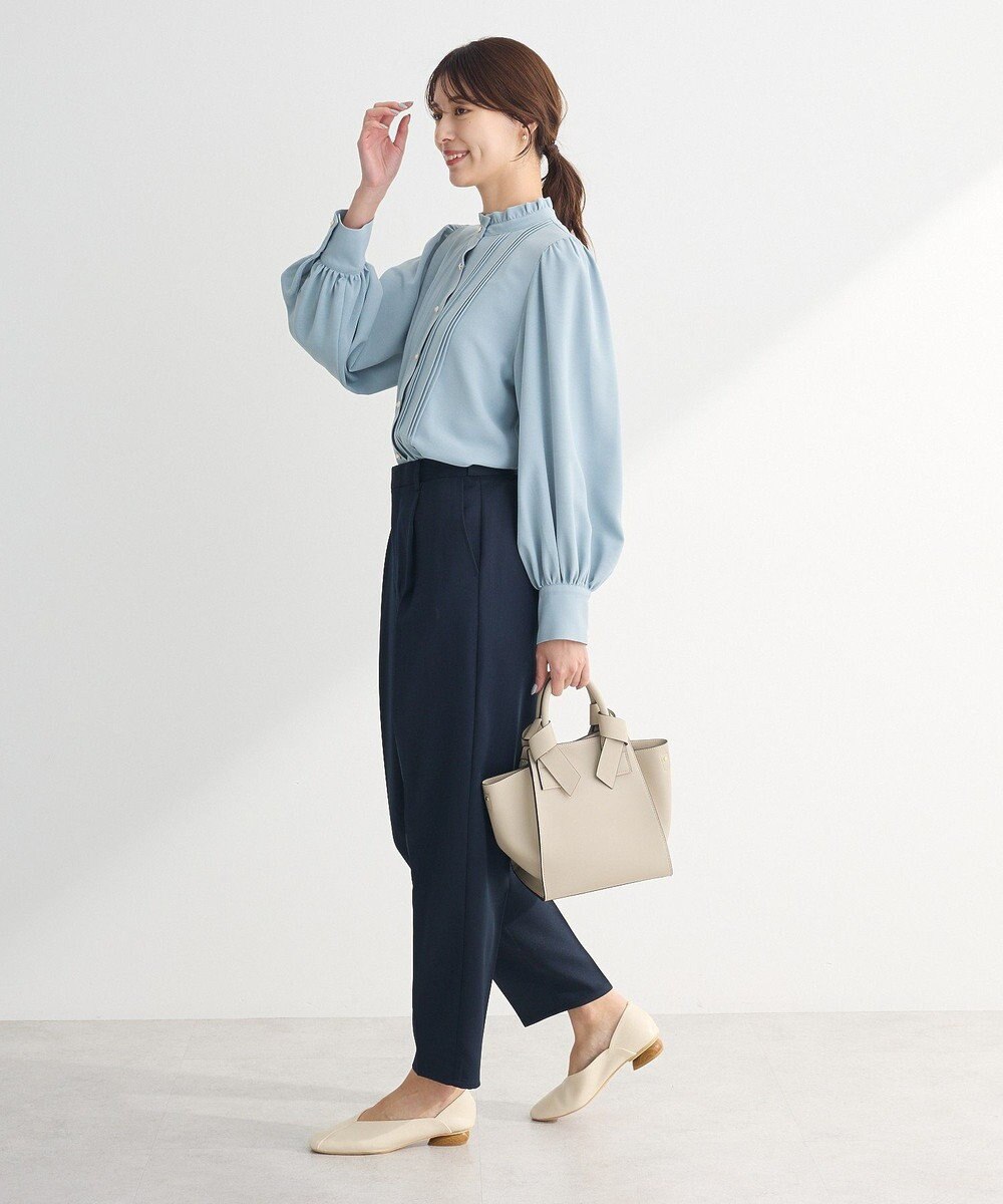 Green Parks ・ＥＬＥＮＣＡＲＥ　ＤＵＥ　ピンタックブラウス 