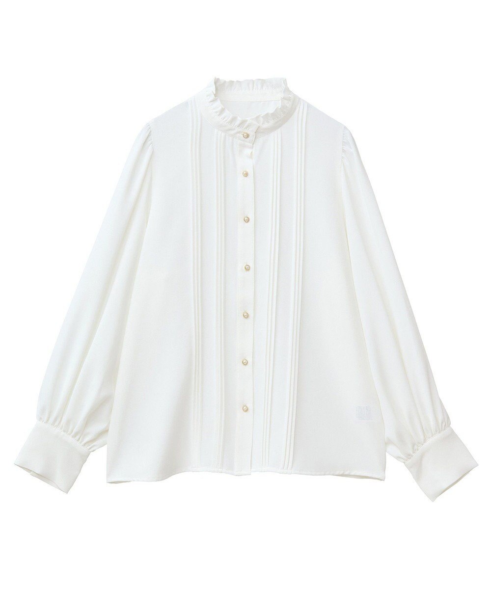 Green Parks ・ＥＬＥＮＣＡＲＥ　ＤＵＥ　ピンタックブラウス 