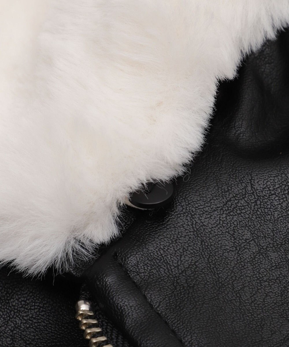 WEGO 2WAYファー襟PUジャケット 