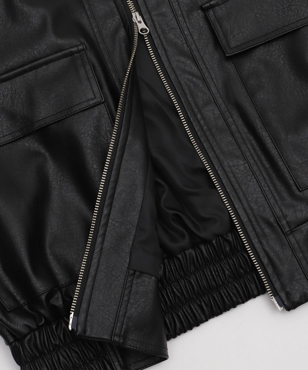 WEGO 2WAYファー襟PUジャケット 