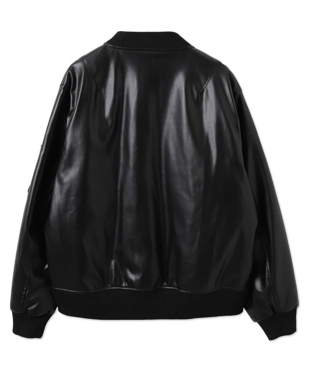 WEGO 【ユニセックス着用ITEM】エコレザーMA－1 