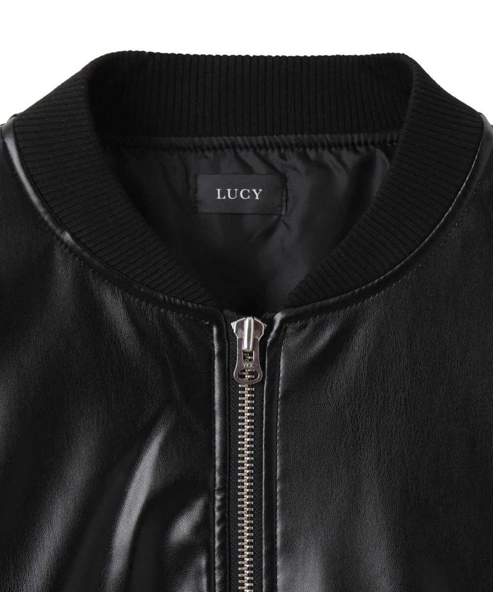 WEGO 【ユニセックス着用ITEM】エコレザーMA－1 