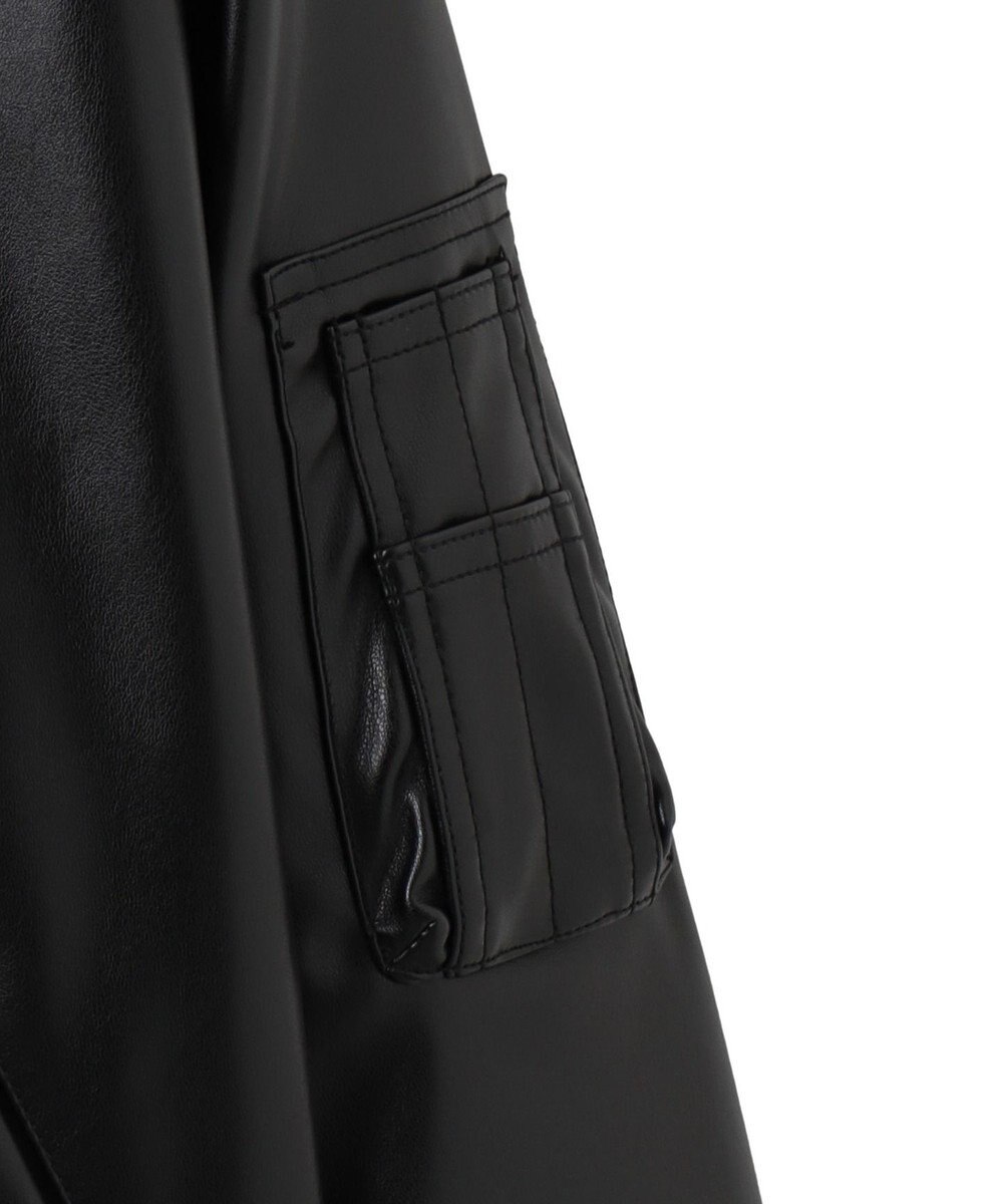 WEGO 【ユニセックス着用ITEM】エコレザーMA－1 