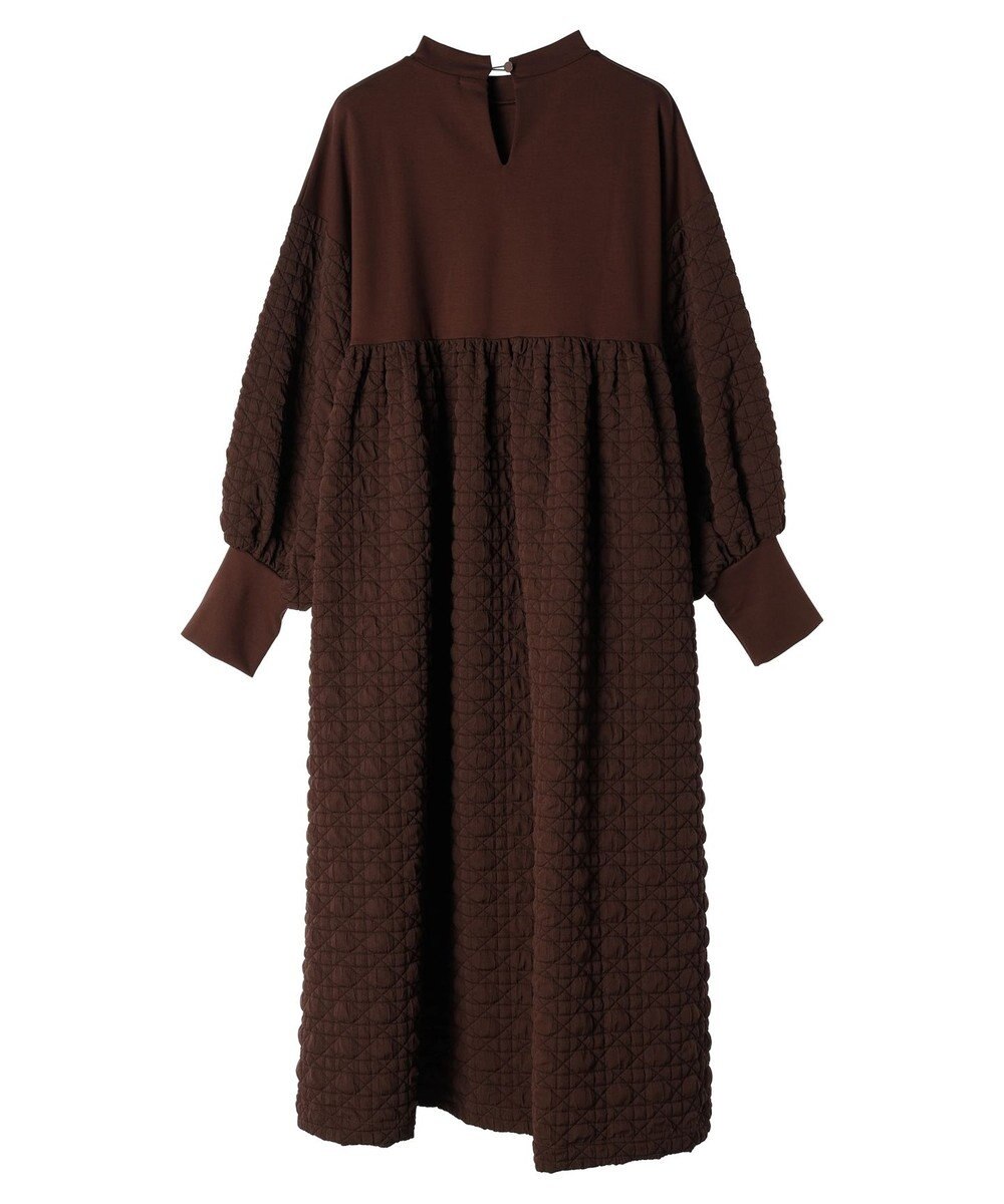 Green Parks armonia．異素材切替ワンピース 