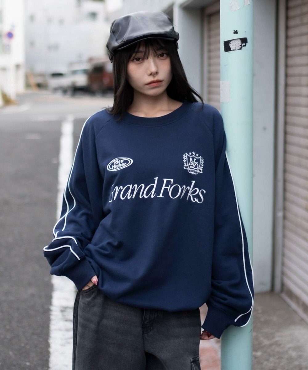 WEGO 【ユニセックス着用ITEM】ショートドロストラインプルオーバー 