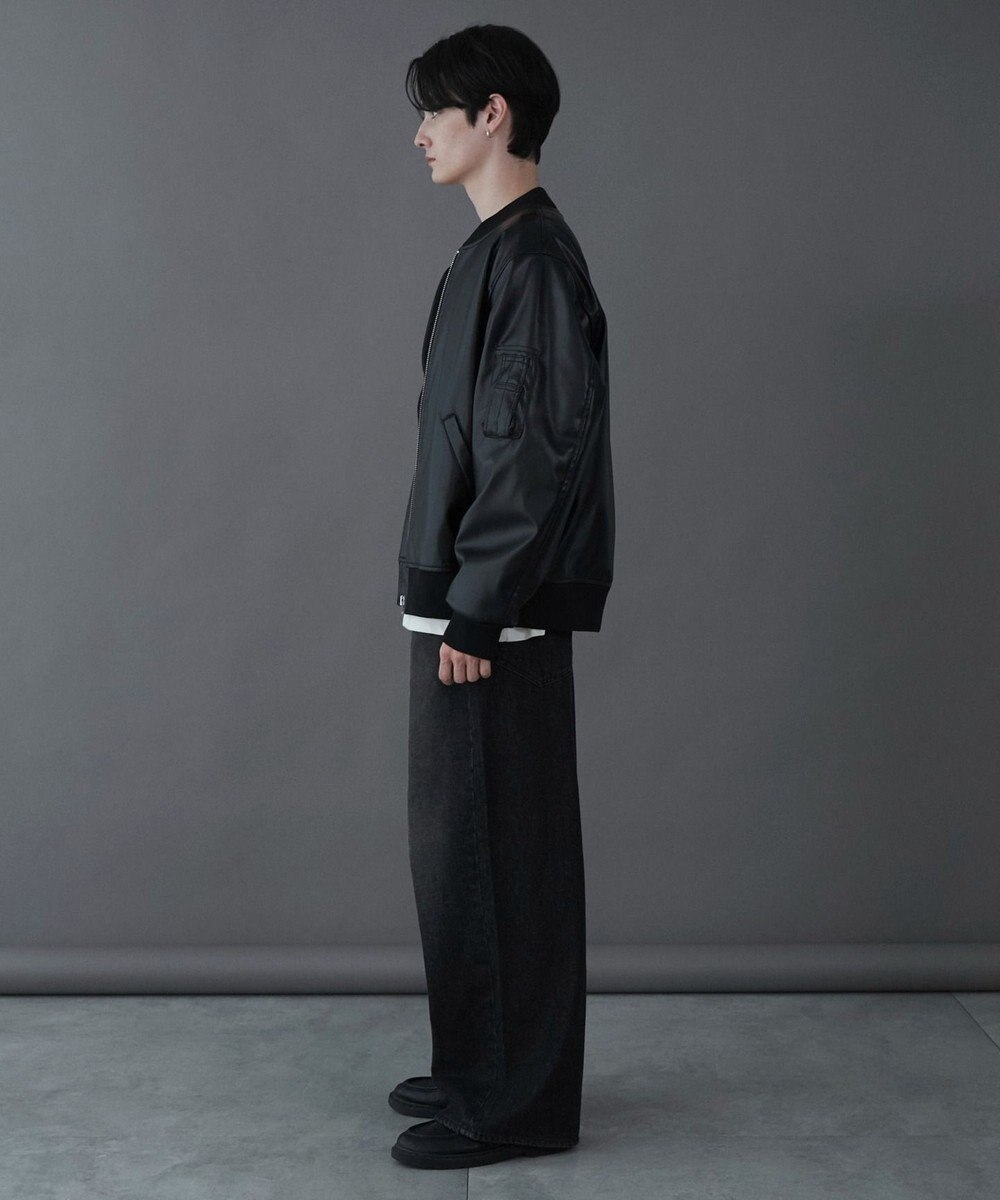 WEGO 【ユニセックス着用ITEM】エコレザーMA－1 