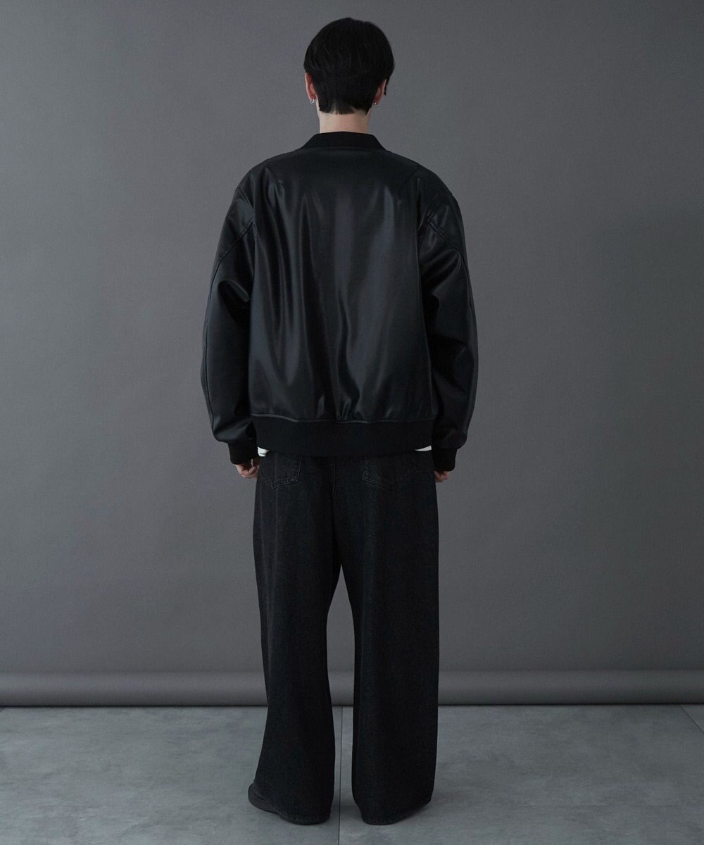 WEGO 【ユニセックス着用ITEM】エコレザーMA－1 