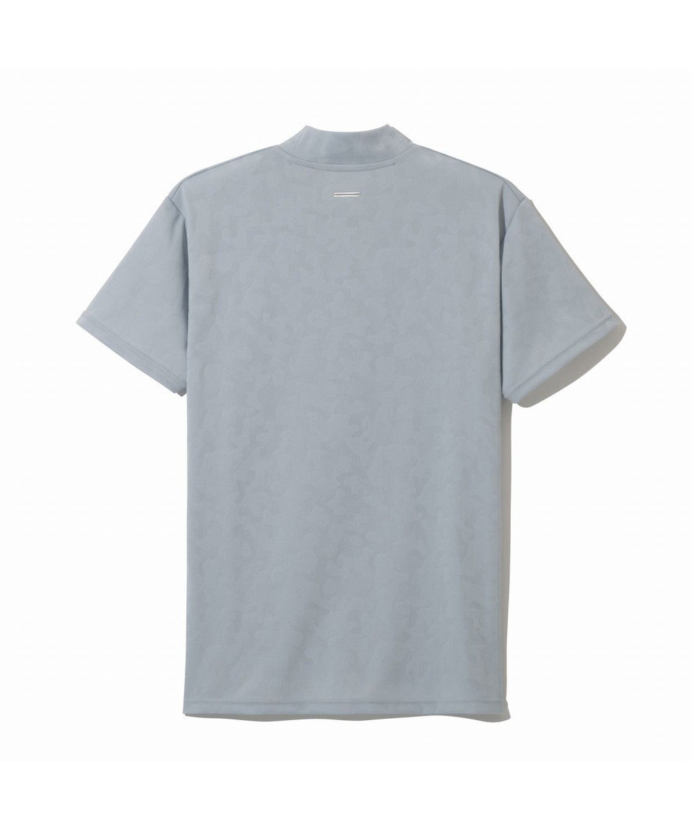 ZERO HALLIBURTON エレガントカモ柄ジャガードモックネックTシャツ ZHG-M5S8b 82957 