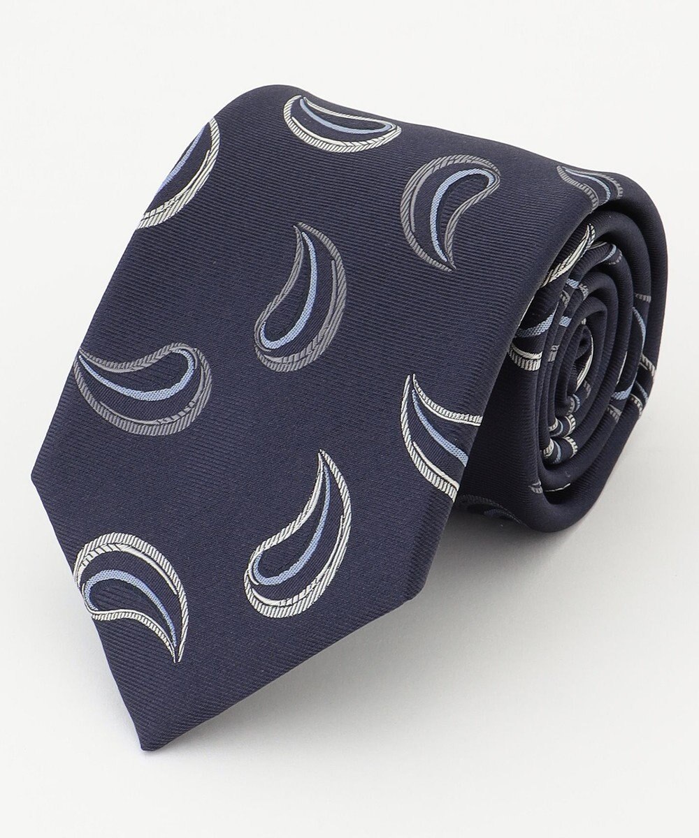 KASHIYAMA KASHIYAMAオリジナル【JAPAN MADE】ペイズリーネクタイ 