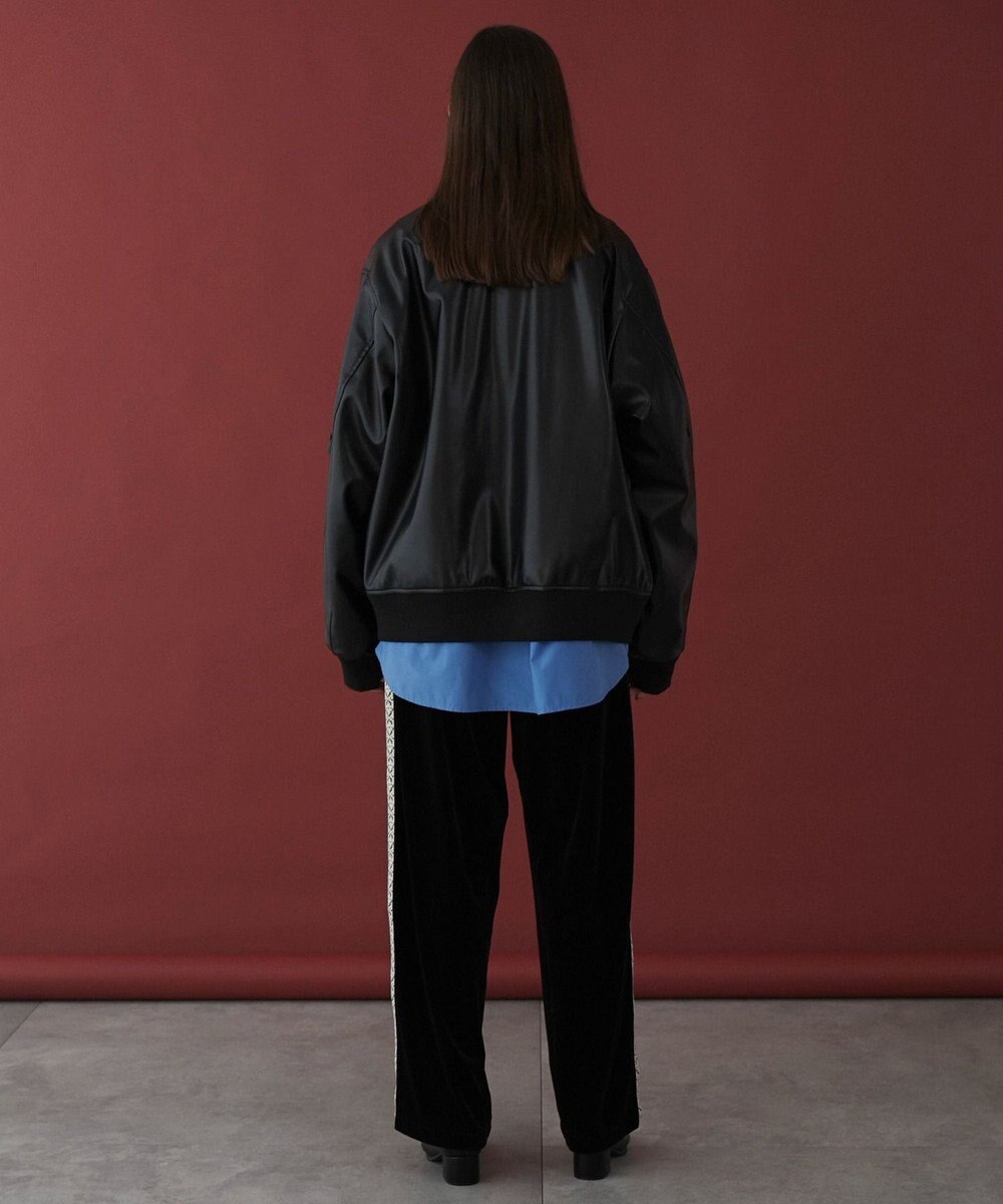 WEGO 【ユニセックス着用ITEM】エコレザーMA－1 