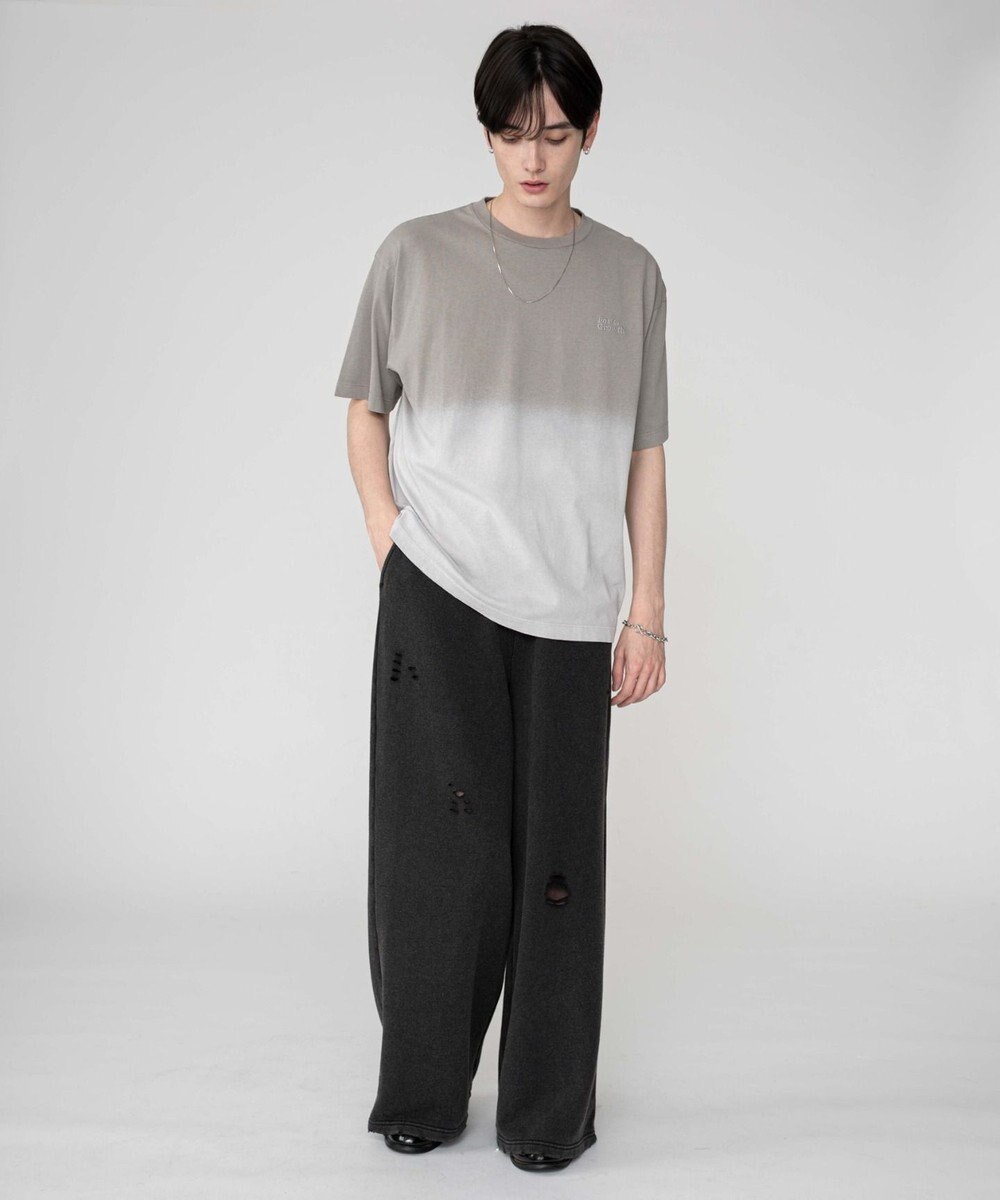 WEGO 【ユニセックス着用ITEM/MLサイズ展開】グラデーションワンポイントT（SS） 