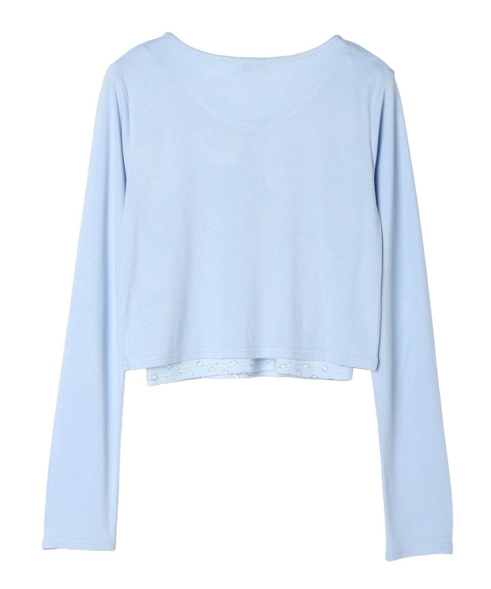 earth music&ecology ＳＥＴ２点カーディガン＋フラワーキャミ 