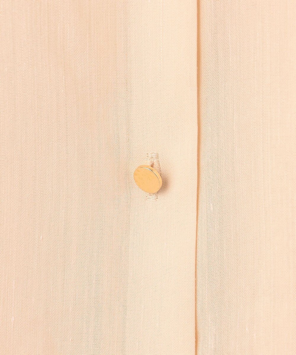 BEIGE， PAULINE / リネンヴィスコースオーバーサイズロングシャツ 