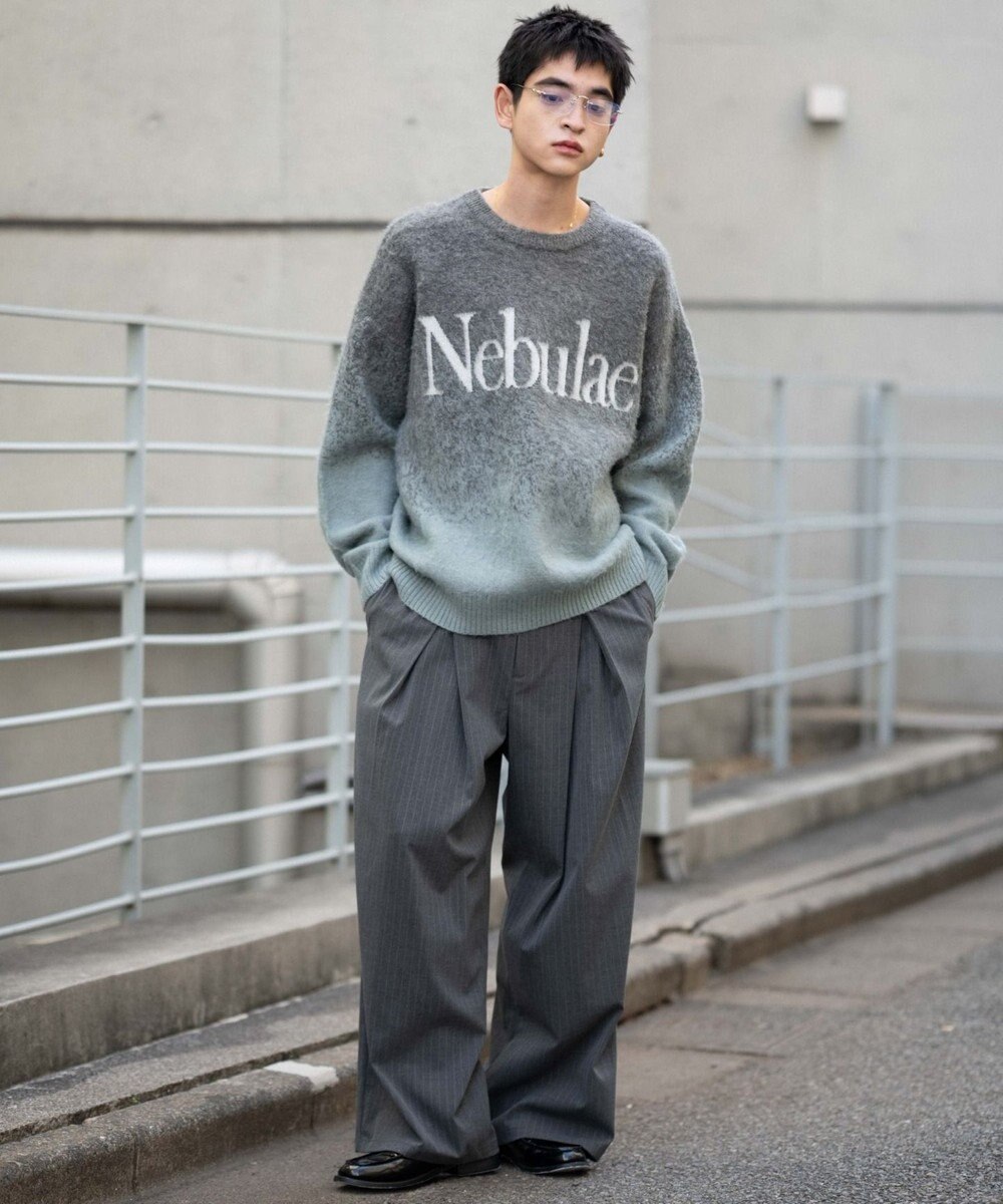 WEGO 【ユニセックス着用ITEM/MLサイズ展開】ファジーグラデーションプルオーバー 