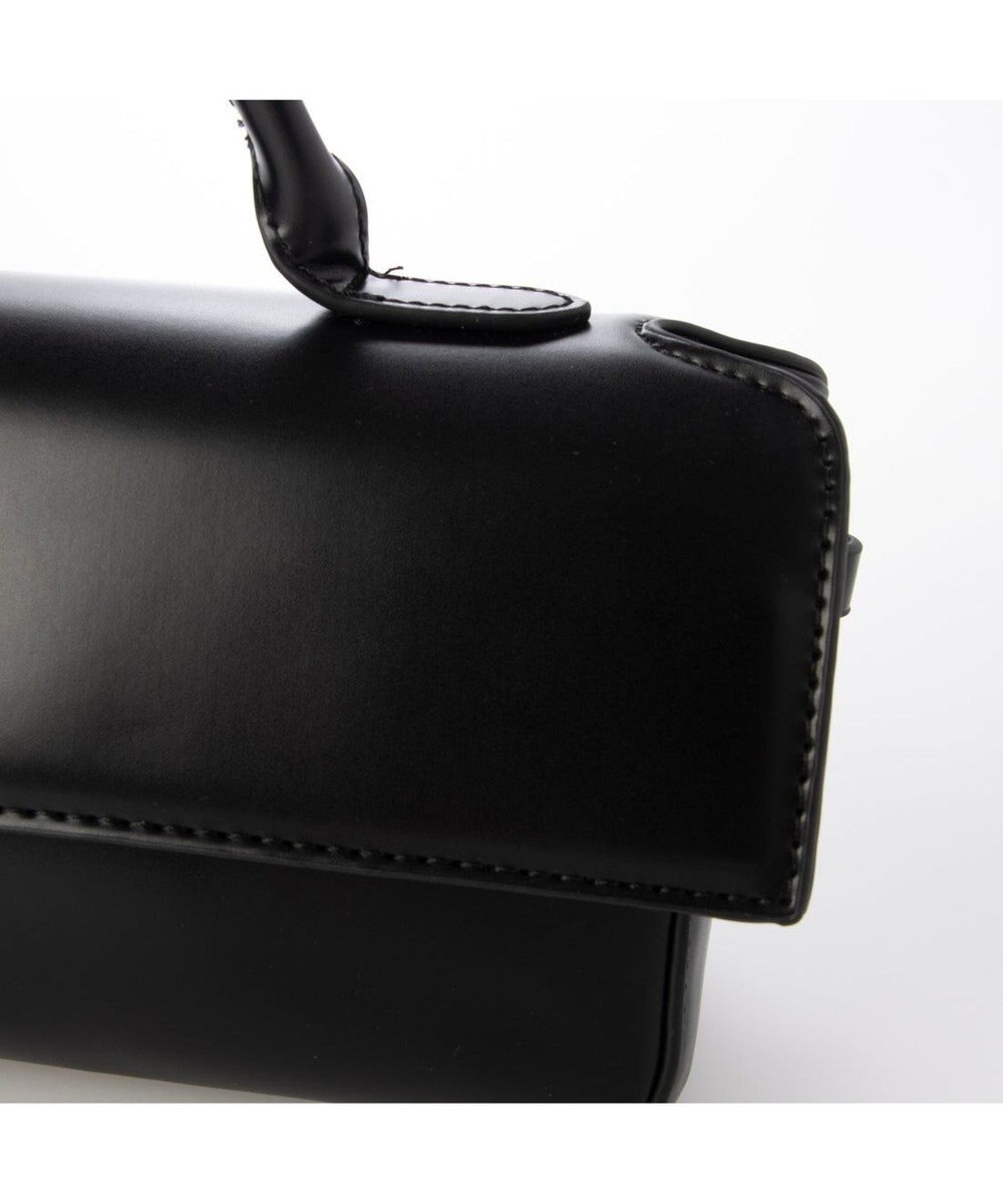 UNBILLION カシュカシュ cachecache / 横長スムース2wayショルダーバッグ 