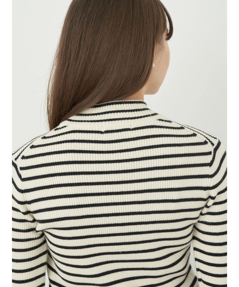 earth music&ecology やわらかタッチハイネックリブプルオーバー 