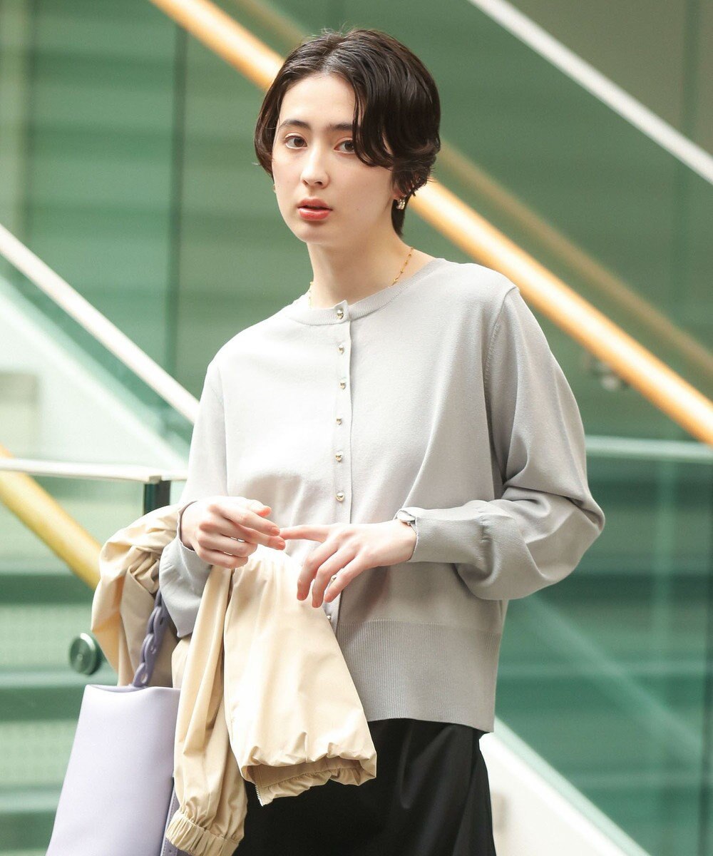 Green Parks 金釦コンパクトニットカーディガン 