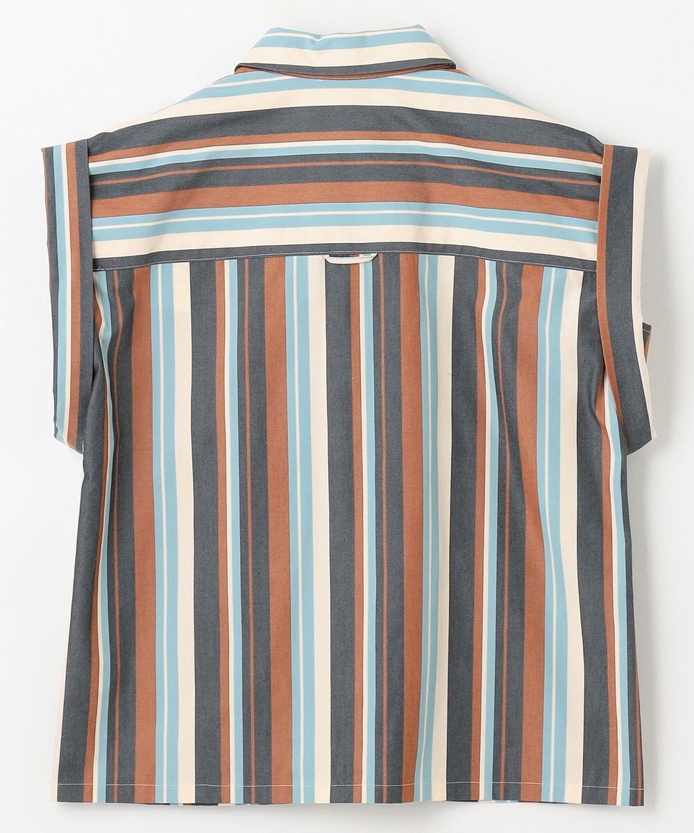 NAVE 【Nave 　洗える】ワイドストライプ ブラウス 