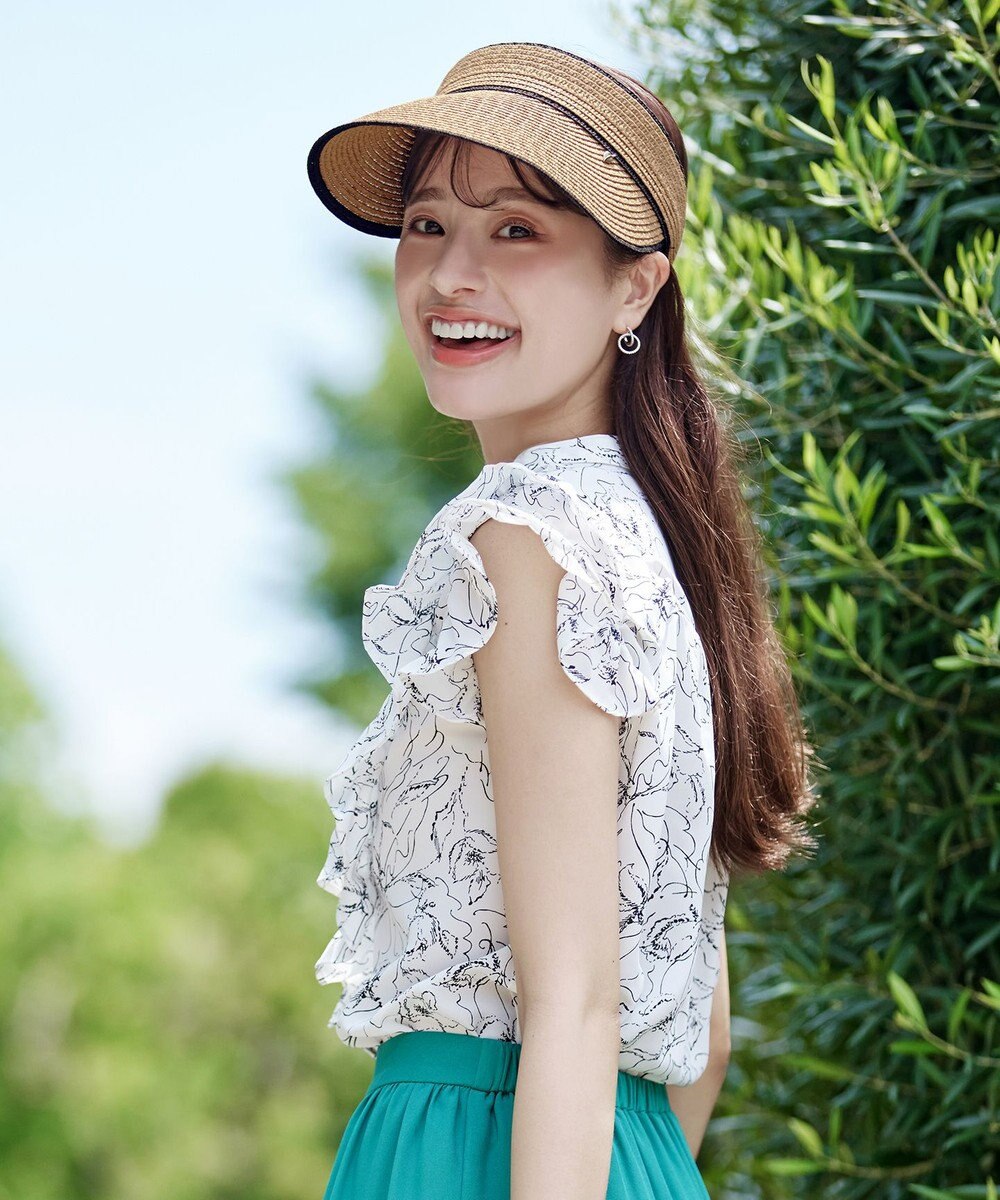 Tiaclasse 【選べる2TYPEデザイン】ストローサンバイザー & ストローキャップ 