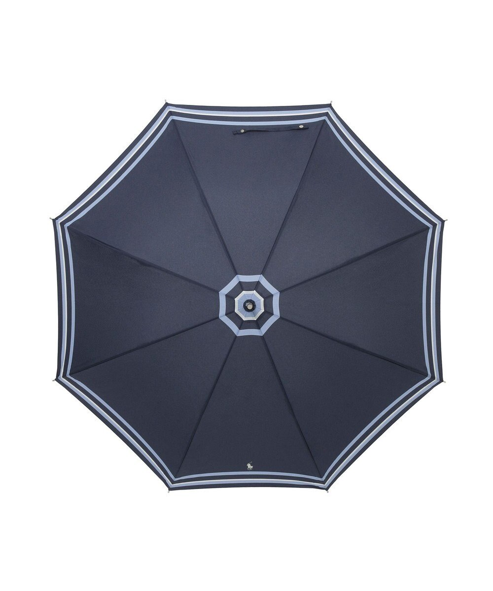 MOONBAT 【日本製/ジャンプ傘】POLO RALPH LAUREN（ポロ ラルフローレン） 長傘 ボーダー 