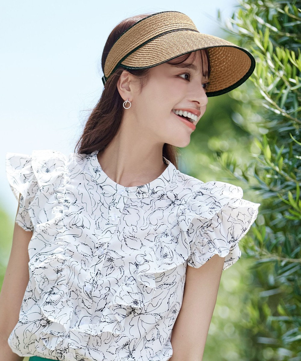 Tiaclasse 【選べる2TYPEデザイン】ストローサンバイザー & ストローキャップ 