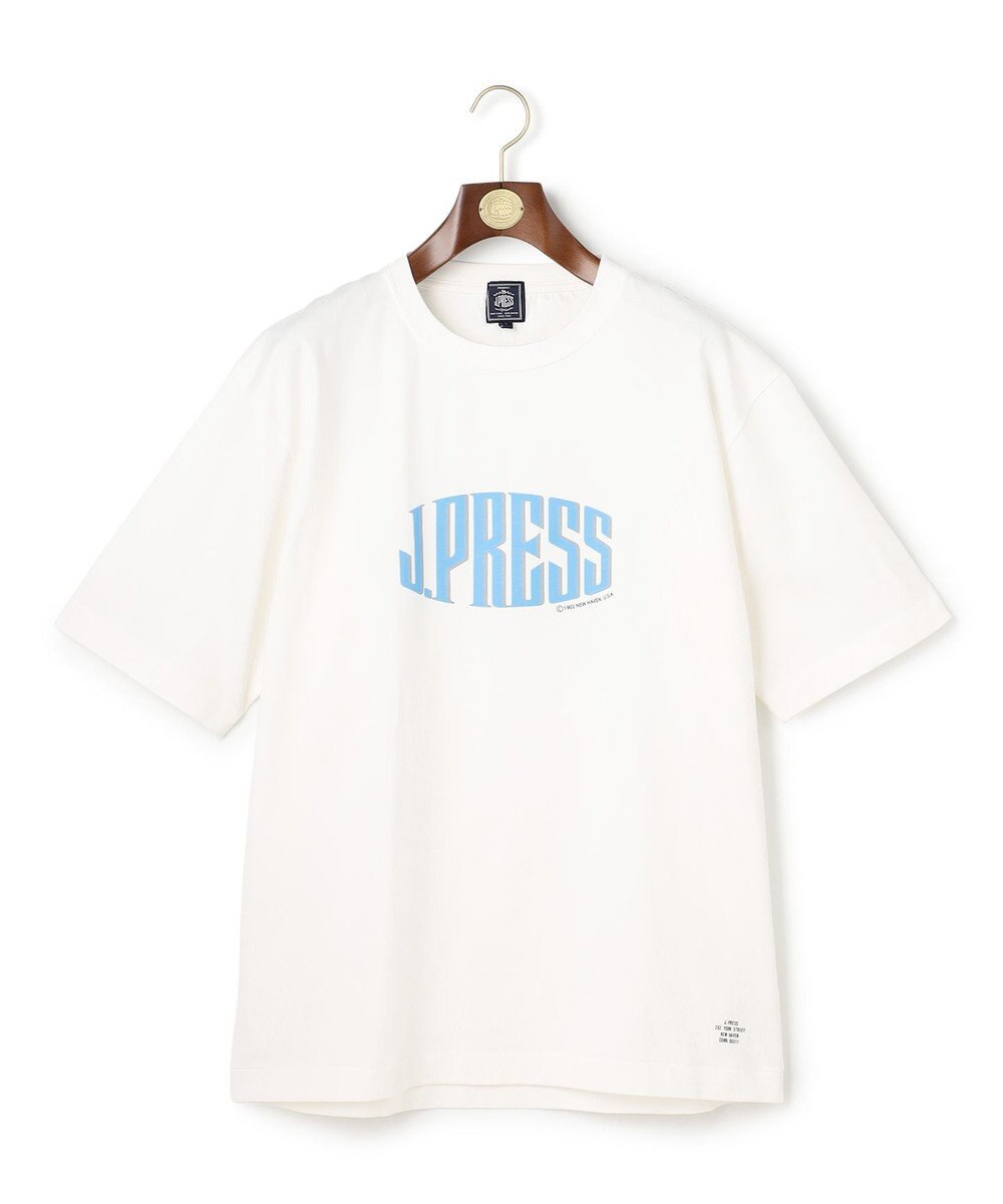 J.PRESS MEN 【J.PRESS ORIGINALS】【UNISEX】Cotton Jersey J.PRESS Logo T-Shirt 