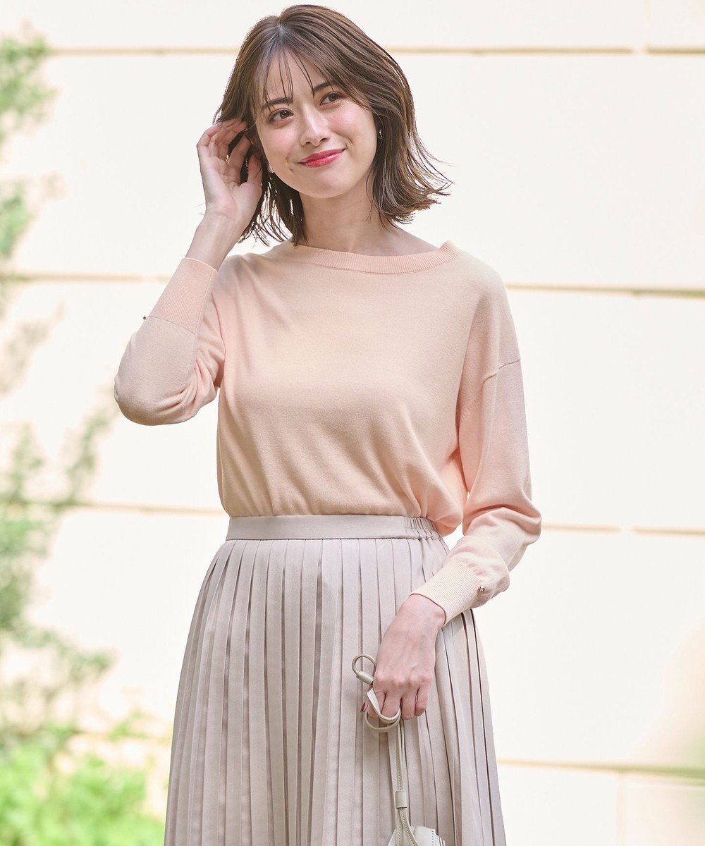 ANY SIS 【洗える】カシミヤブレンド ニット 