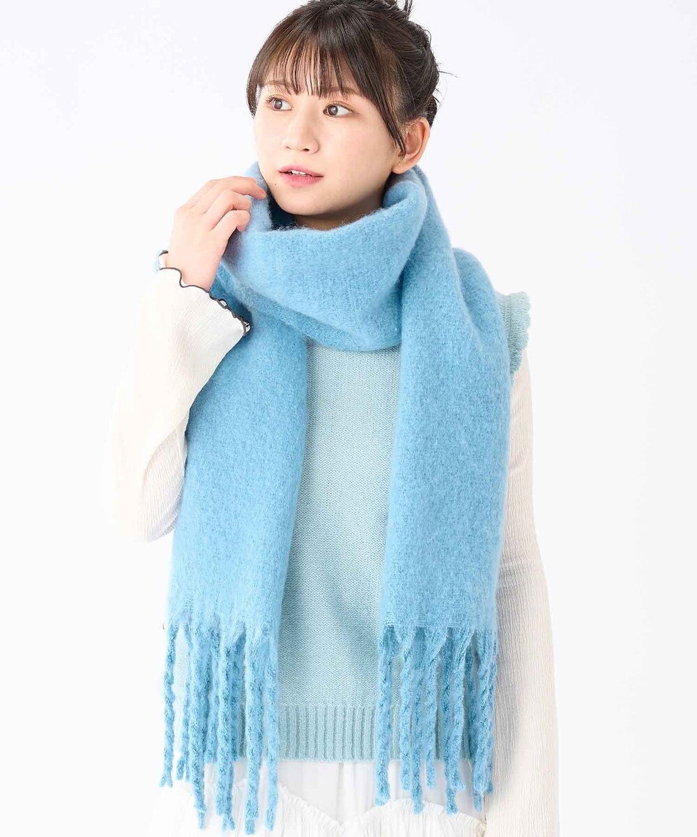 MOONBAT 【洗える】estaa ボリュームマフラー 