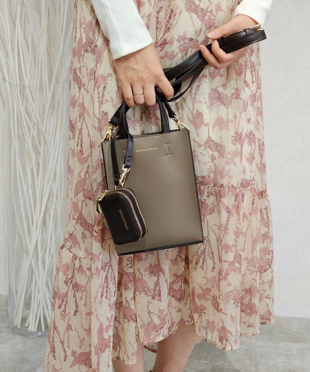 style code 【MERCURYDUO/マーキュリーデュオ】限定3点セット　①キーリング付両アオリハンドバッグ、②縦長ショルダーバッグパスポート入れ、③Wファスナースマートキーケース 