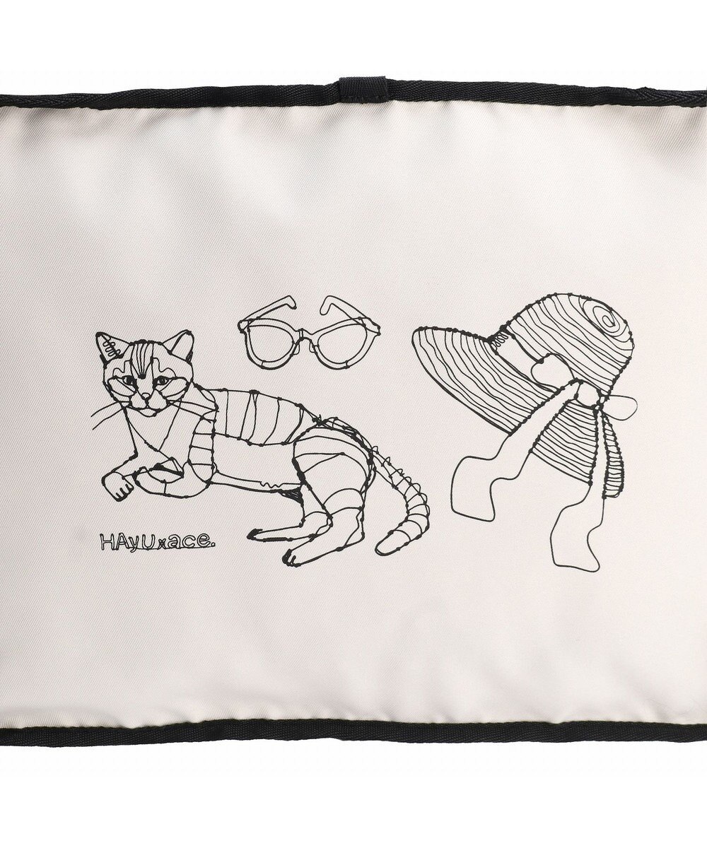 ACE BAGS & LUGGAGE HAyU × ace. トラベルポーチ Lサイズ 猫柄 17823 