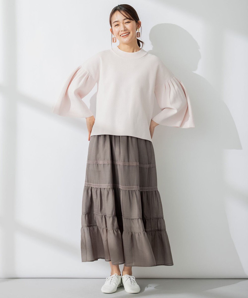 組曲 【洗える】レーシーボイル スカート 