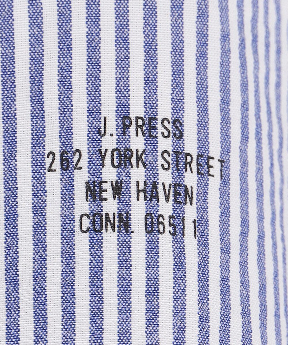 J.PRESS MEN 【WEB・一部店舗限定】シアサッカー ストライプシャツ / B.D. 