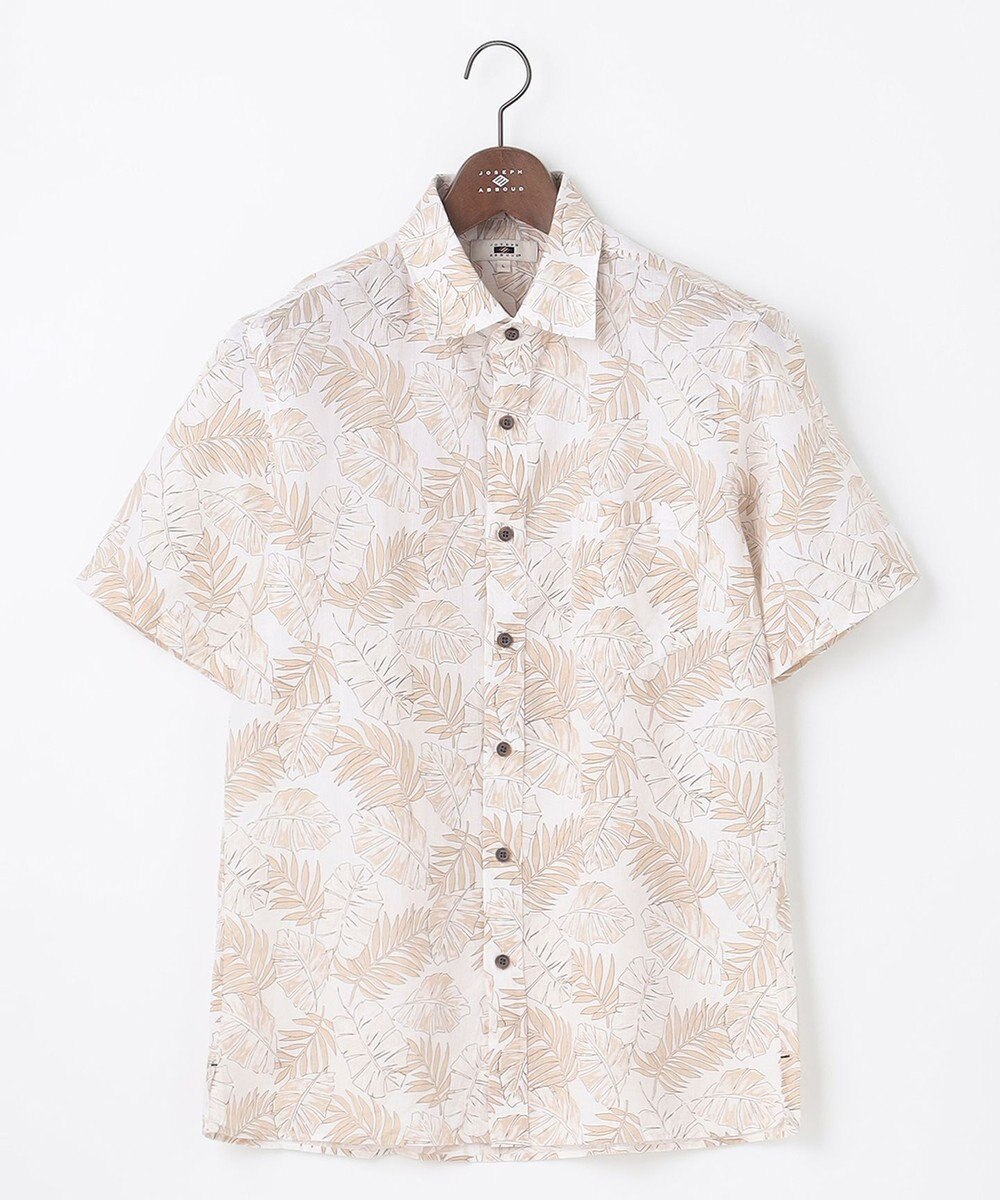 JOSEPH ABBOUD リヨセルリーフ 半袖シャツ 