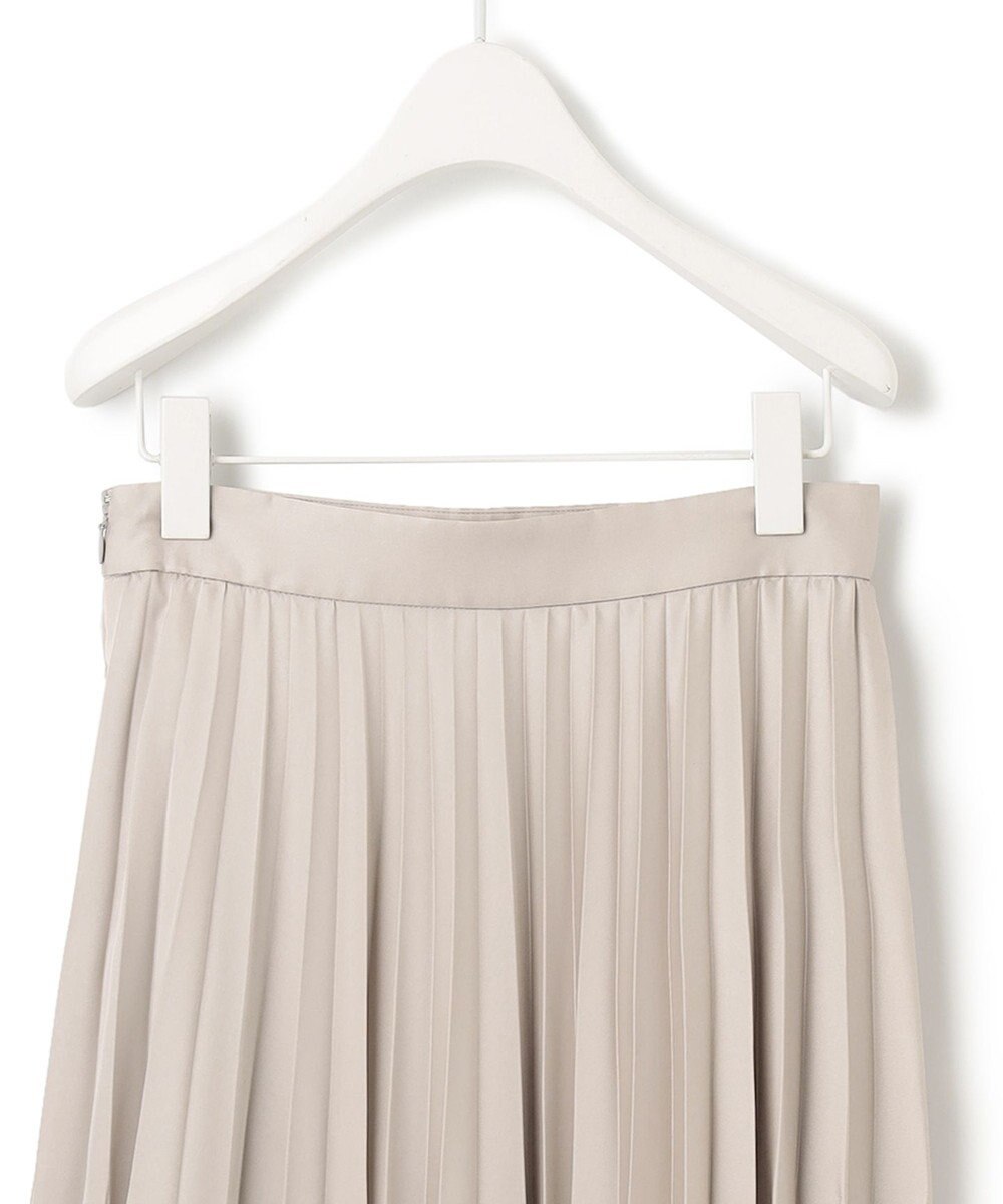 ICB 【洗える】 レザーライクプリーツスカート 