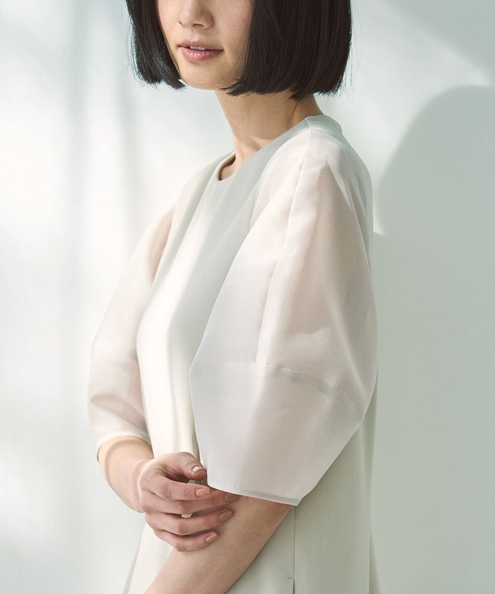 UNFILO 【VERY×UNFILOコラボ】BEAUTY MOVE シアースリーブ ワンピース 