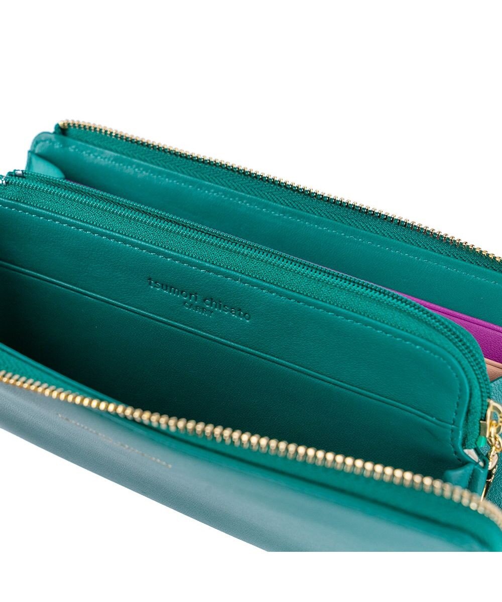 tsumori chisato CARRY ソフトラム Lファスナー長財布 