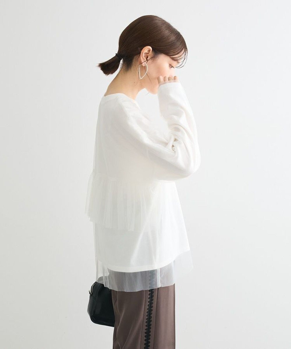 Green Parks ・ＥＬＥＮＣＡＲＥ　ＤＵＥ　チュールレイヤードロンＴＥＥ 