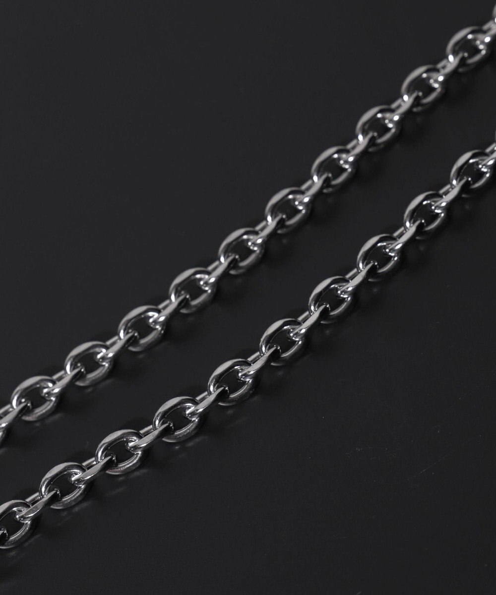 WEGO Mステンレスマンテルチェーンネックレス 