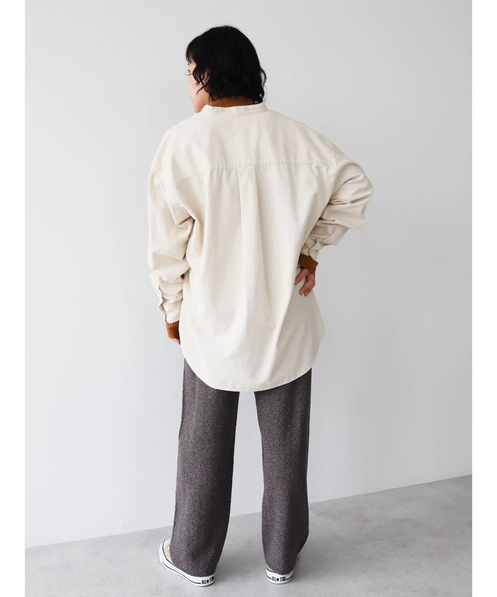 CRAFT STANDARD BOUTIQUE コーデュロイバンドカラーシャツ 