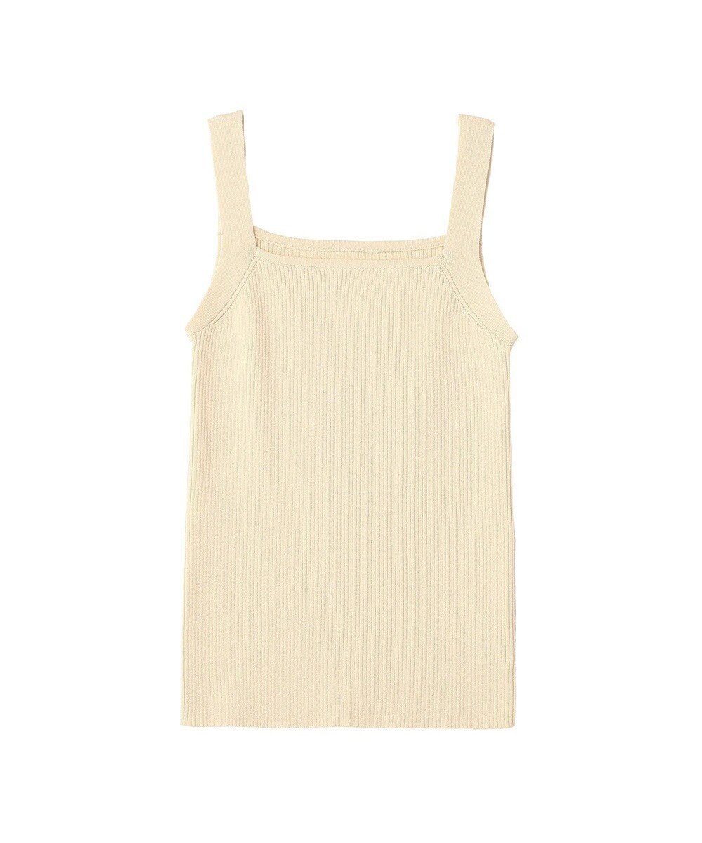 earth music&ecology リブニットタンクトップ 