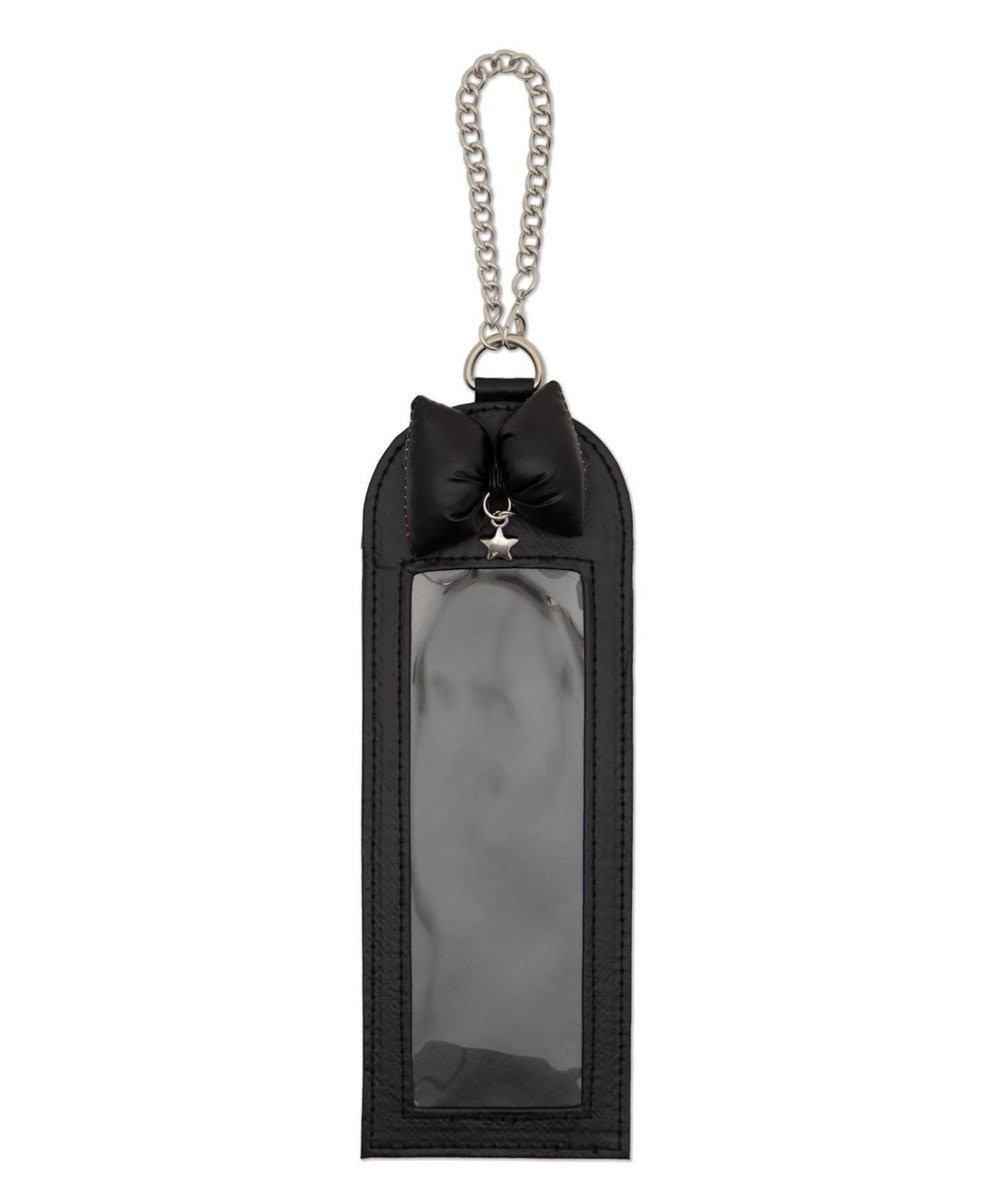 WEGO 【痛バ＆推し活グッズ】リボンクッションロングフォトケースキーホルダー 