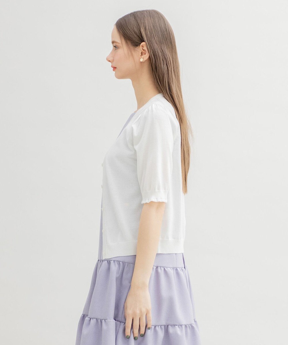 TOCCA 【洗える！】SWAN V NECK Vネック カーディガン 